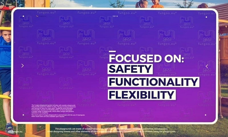 focused on safety functionality flexibility fungoo
